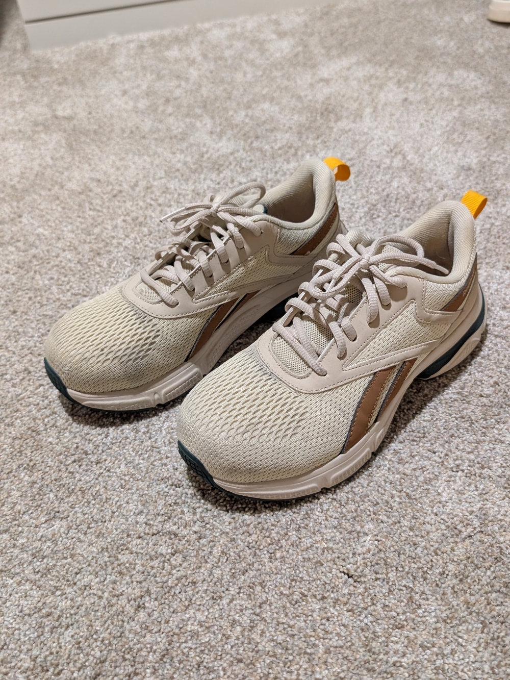 Reebok Composite Toe Beige Work Shoes
